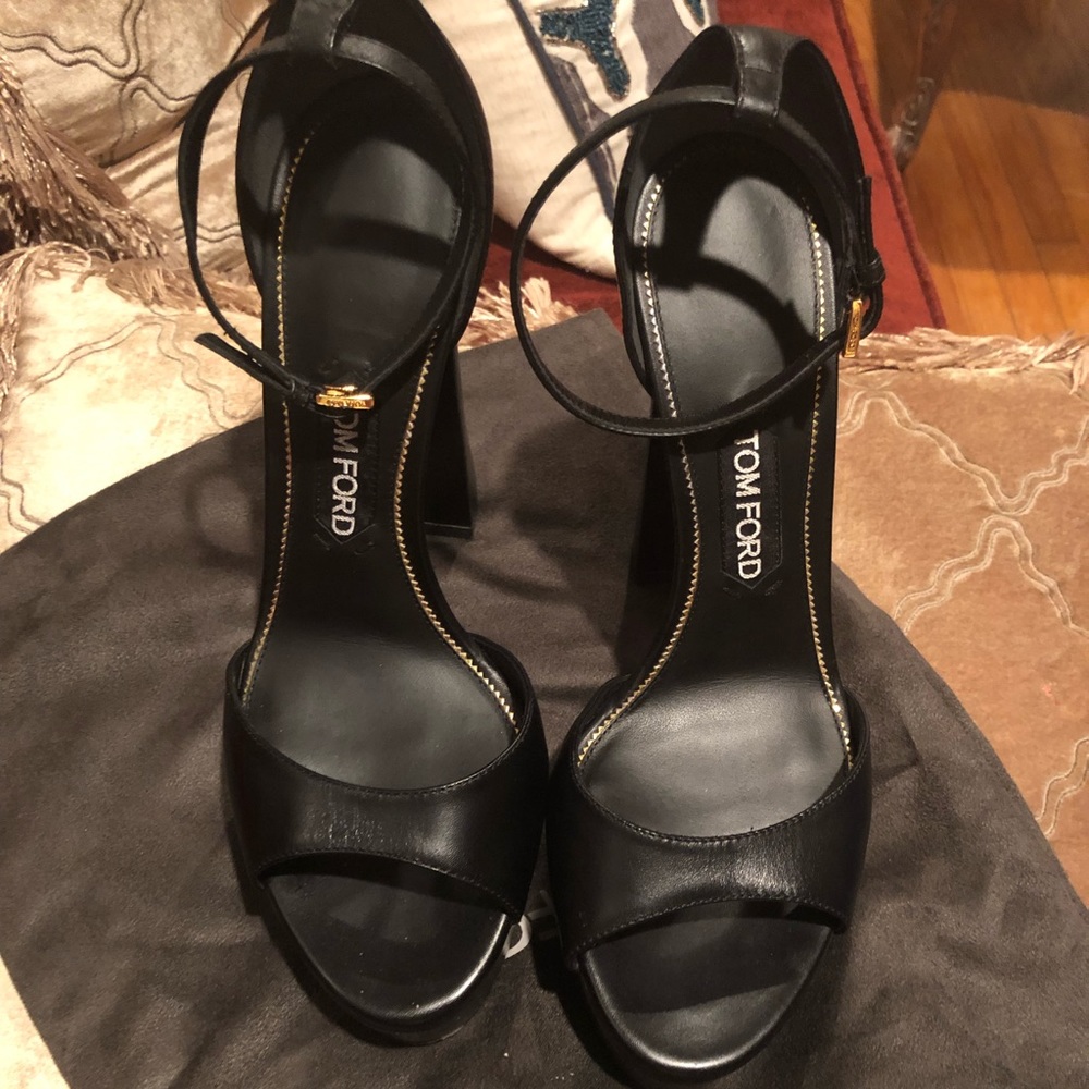 Tom Ford Platform Ankle Strap Sandals